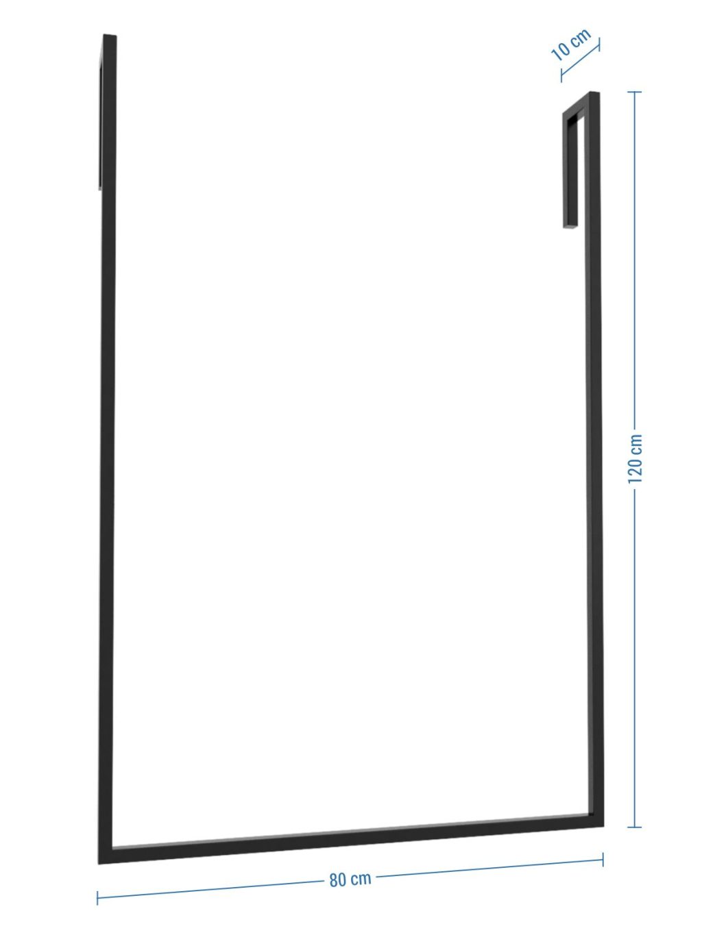 Wall Mounted Towel Rack Single L - Image 4