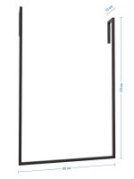 Wall Mounted Towel Rack Single L - Image 4