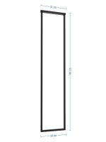 Ceiling Towel Rail Single Long for plasterboard XS - Image 4