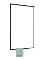 Ceiling Towel Rail Single Long for plasterboard L