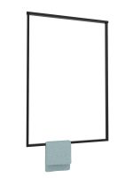 Ceiling Towel Rail Single for plasterboard L