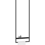 Ceiling Towel Rail Long with Shelf S