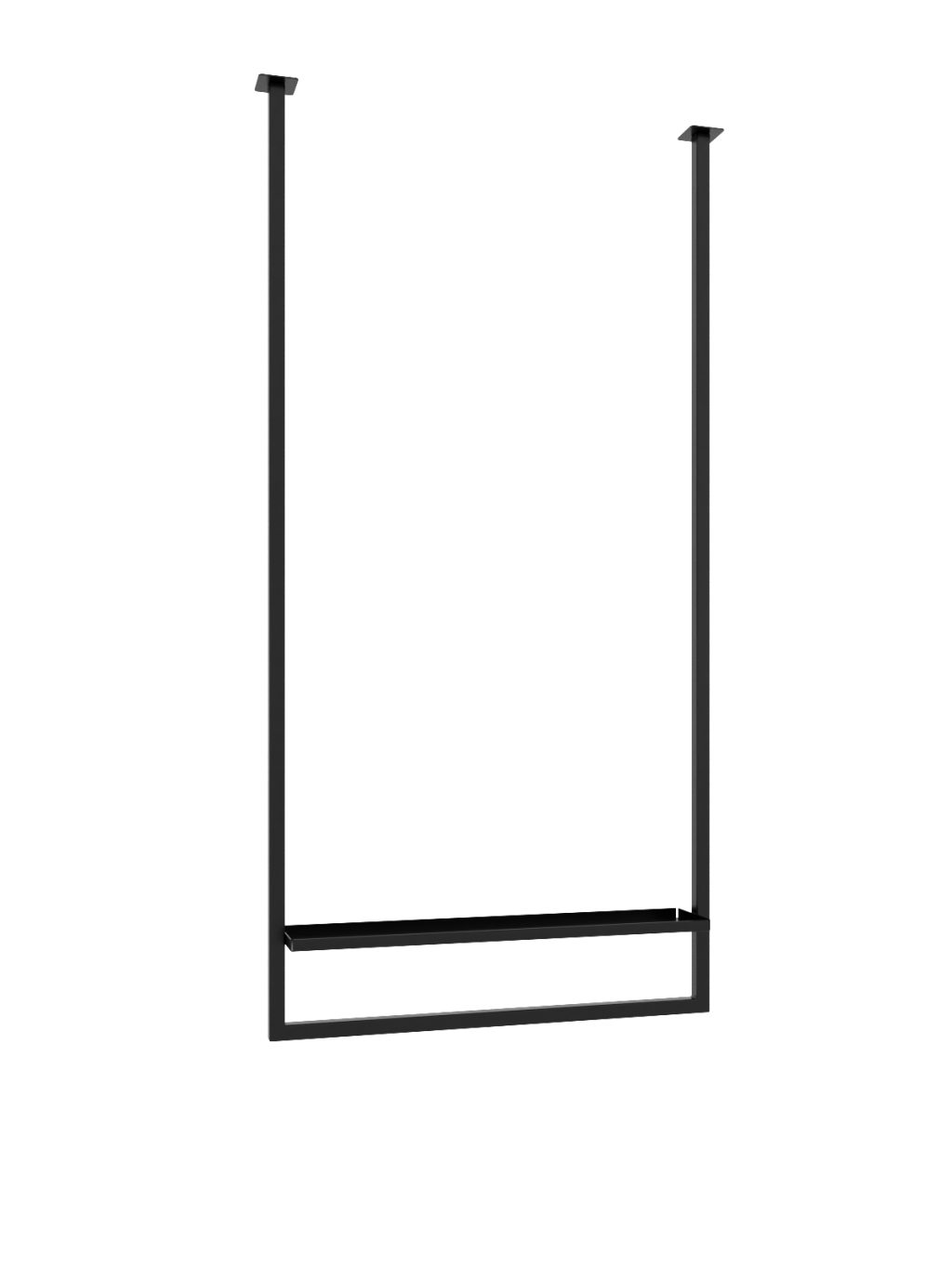 Ceiling Towel Rail with Shelf M - Image 2