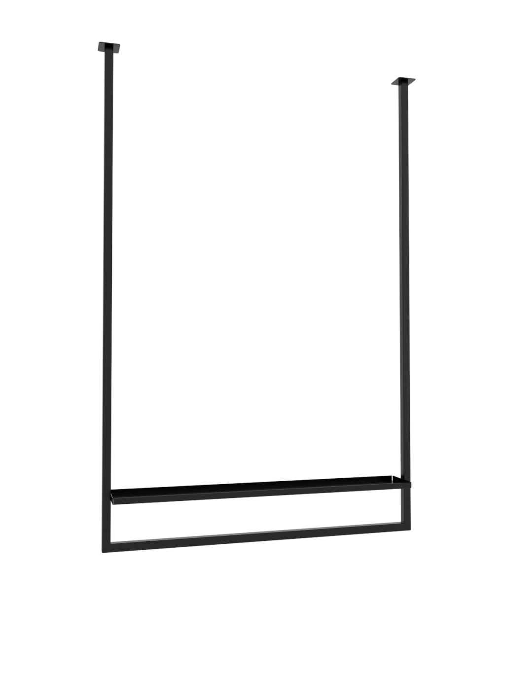 Ceiling Towel Rail with Shelf L - Image 2