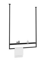 Ceiling Towel Rail with Shelf L