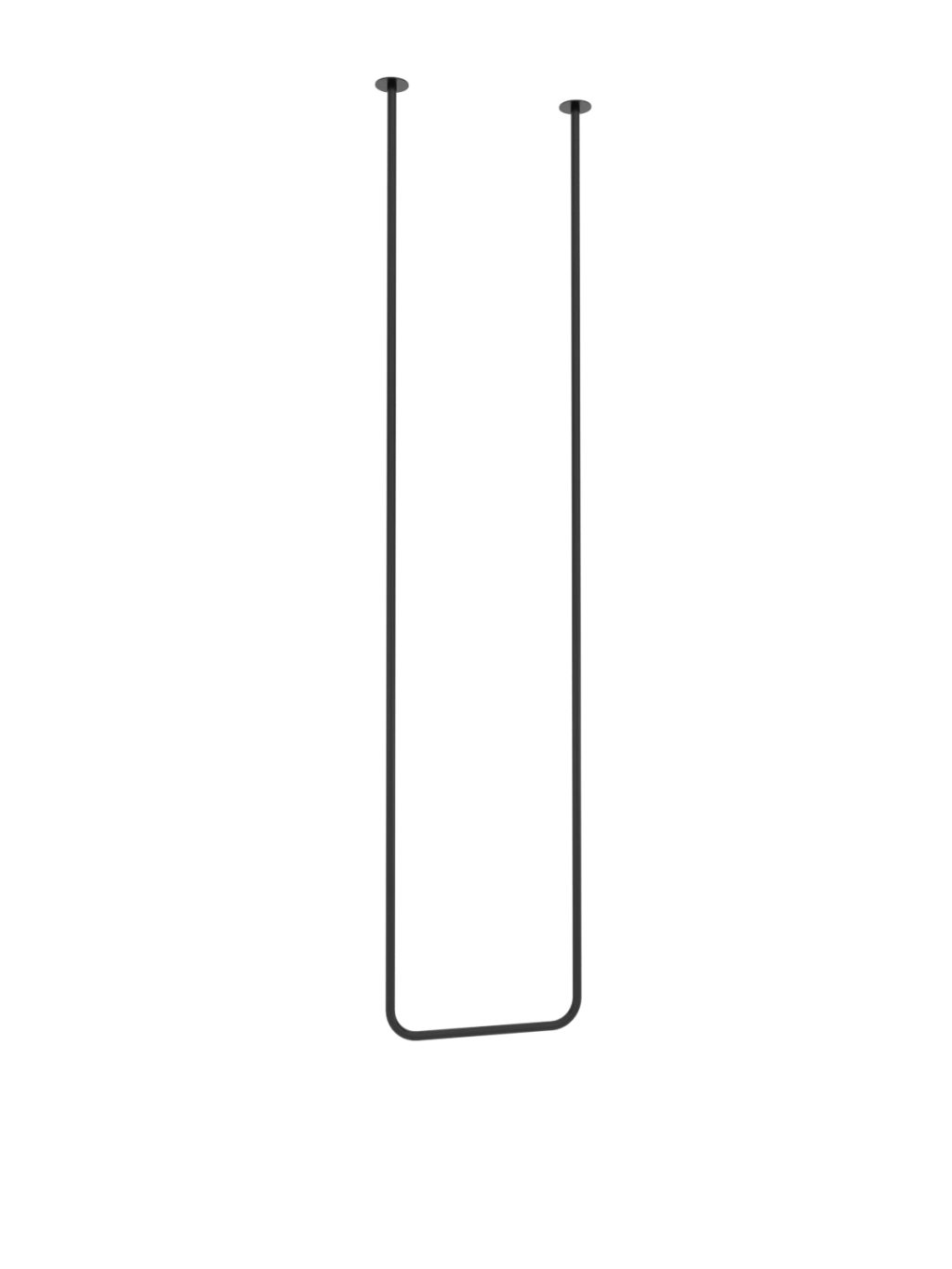 Ceiling Towel Rail Single Tube Long XS - Image 2