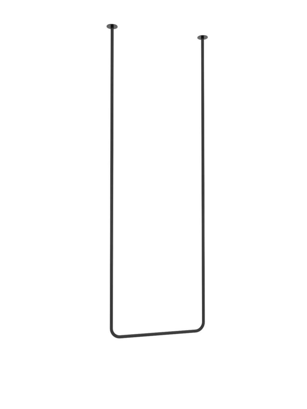 Ceiling Towel Rail Single Tube Long S - Image 2