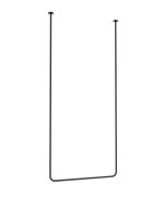 Ceiling Towel Rail Single Tube Long M - Image 2