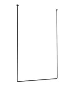 Ceiling Towel Rail Single Tube Long L - Image 2