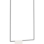 Ceiling Towel Rail Single Tube Long L