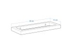 Single Wall-Mounted Towel Rack B Stainless Steel XS - Image 5