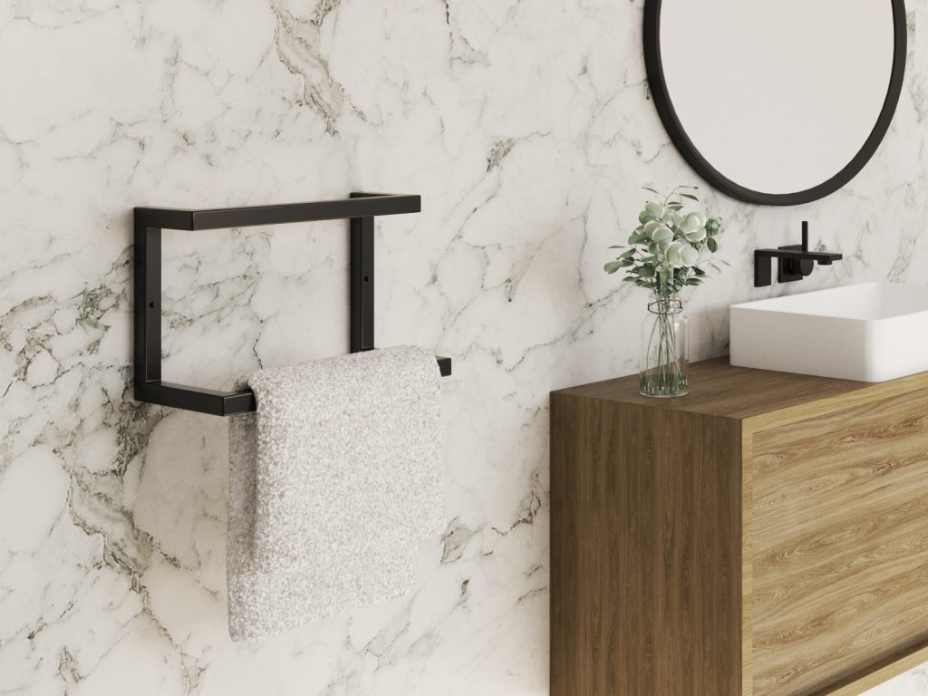 Double Wall-Mounted Towel Rack XS - Image 3