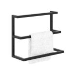 Triple Wall-Mounted Towel Rack S