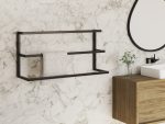 Triple Wall-Mounted Towel Rack L - Image 3