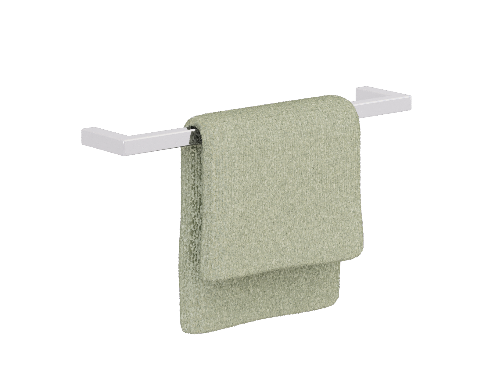 wsc-np-1a-45-s-sym1 Single Wall-Mounted Towel Rack Stainless Steel S - Image 1