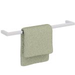Single Wall-Mounted Towel Rack Stainless Steel M