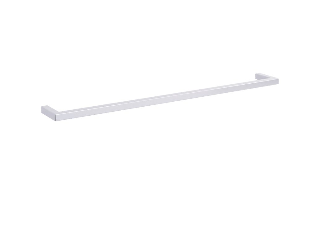 Single Wall-Mounted Towel Rack Stainless Steel L - Image 2