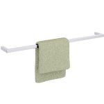 Single Wall-Mounted Towel Rack Stainless Steel L