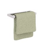 Single Wall-Mounted Towel Rack B Stainless Steel XS