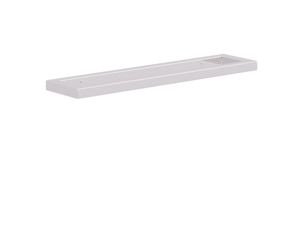 Single Wall-Mounted Towel Rack B Stainless Steel S - Image 2