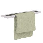 Single Wall-Mounted Towel Rack B Stainless Steel S