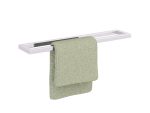 Single Wall-Mounted Towel Rack B Stainless Steel M