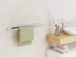 Single Wall-Mounted Towel Rack B Stainless Steel M - Image 3