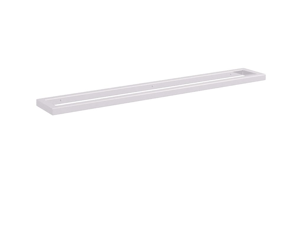 Single Wall-Mounted Towel Rack B Stainless Steel L - Image 2