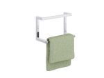 Double Wall-Mounted Towel Rack Stainless Steel XS