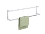 Double Wall-Mounted Towel Rack Stainless Steel L