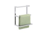 Triple Wall-Mounted Towel Rack Stainless Steel XS