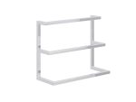 Triple Wall-Mounted Towel Rack Stainless Steel S - Image 2