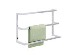 Triple Wall-Mounted Towel Rack Stainless Steel M