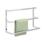 Triple Wall-Mounted Towel Rack Stainless Steel M