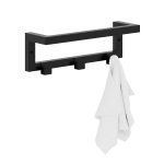 Wall-Mounted Towel Rack with Hooks XS