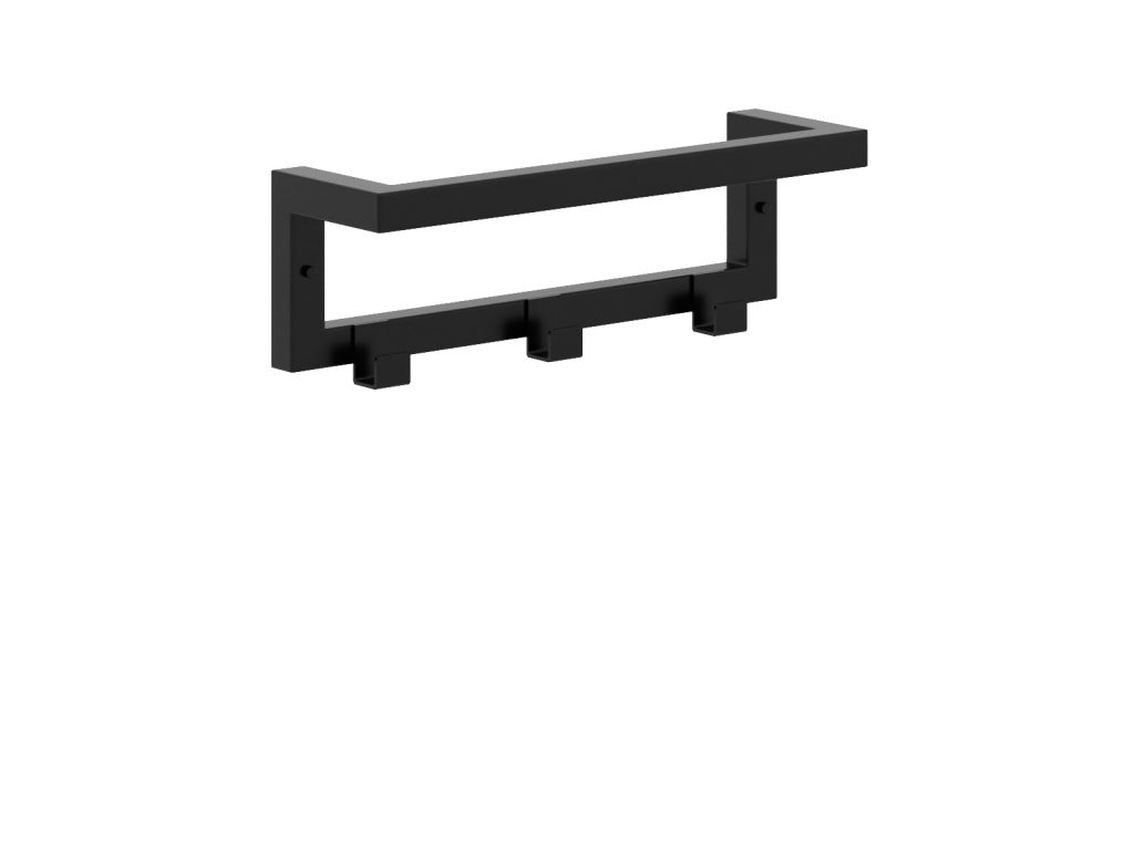 Wall-Mounted Towel Rack with Hooks XS - Image 2
