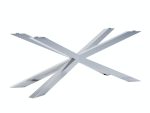 Table leg under glass Pajak chrome XL