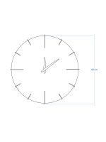 Wooden Clock Karbo 40 cm - Image 4