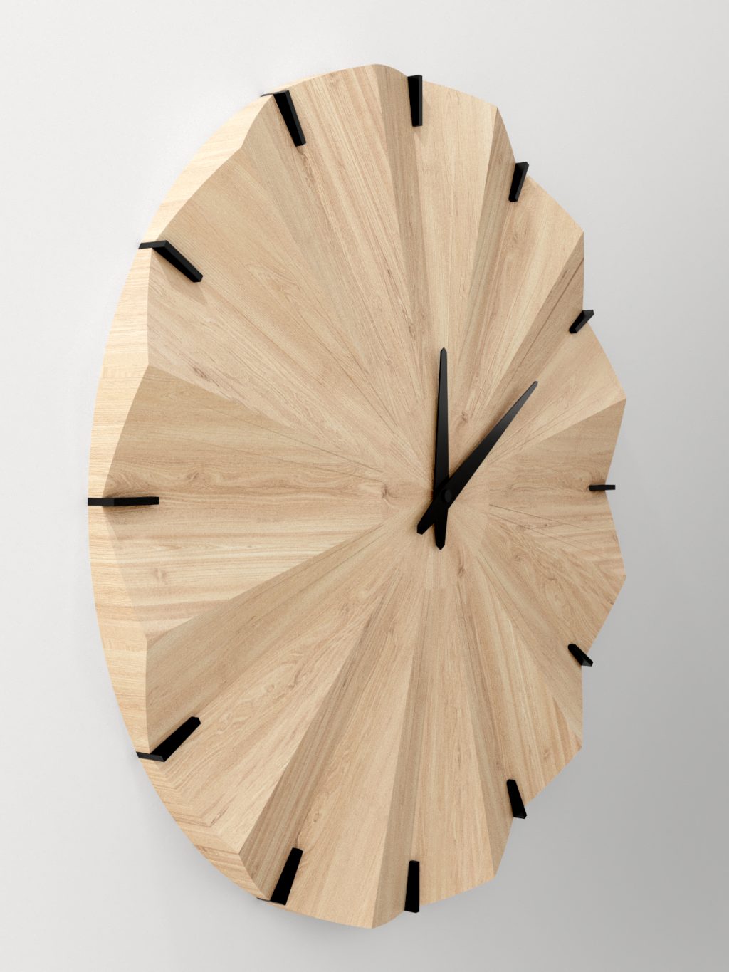 Design Wooden Clock Kalasi 40 cm - Image 3