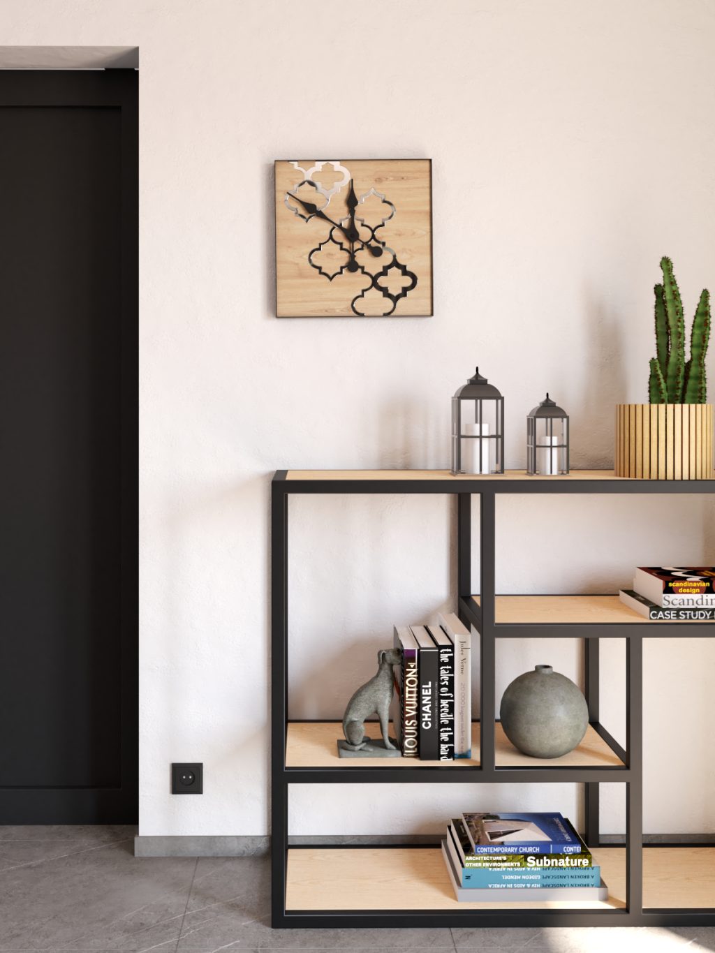 Inlaid Wooden Clock Maroko 40 cm - Image 2