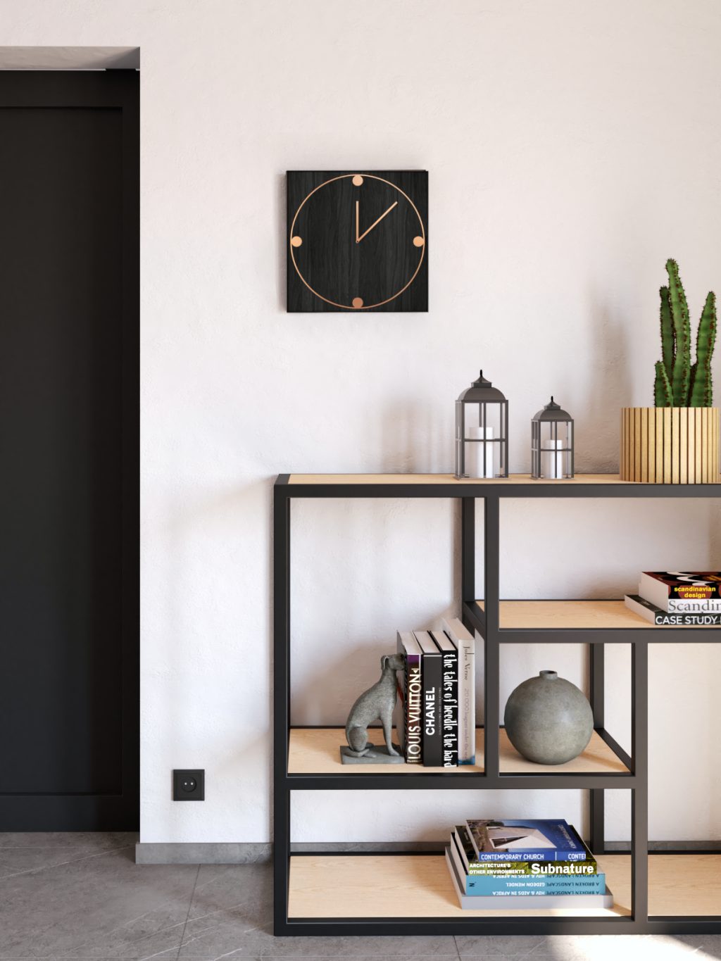 Inlaid Wooden Clock Tenido 36 cm - Image 2