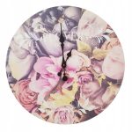 Wall Clock Flower House 60 cm