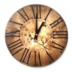 Wall Clock Watercolor 30 cm