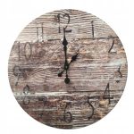 Wall Clock Floorboards 60 cm
