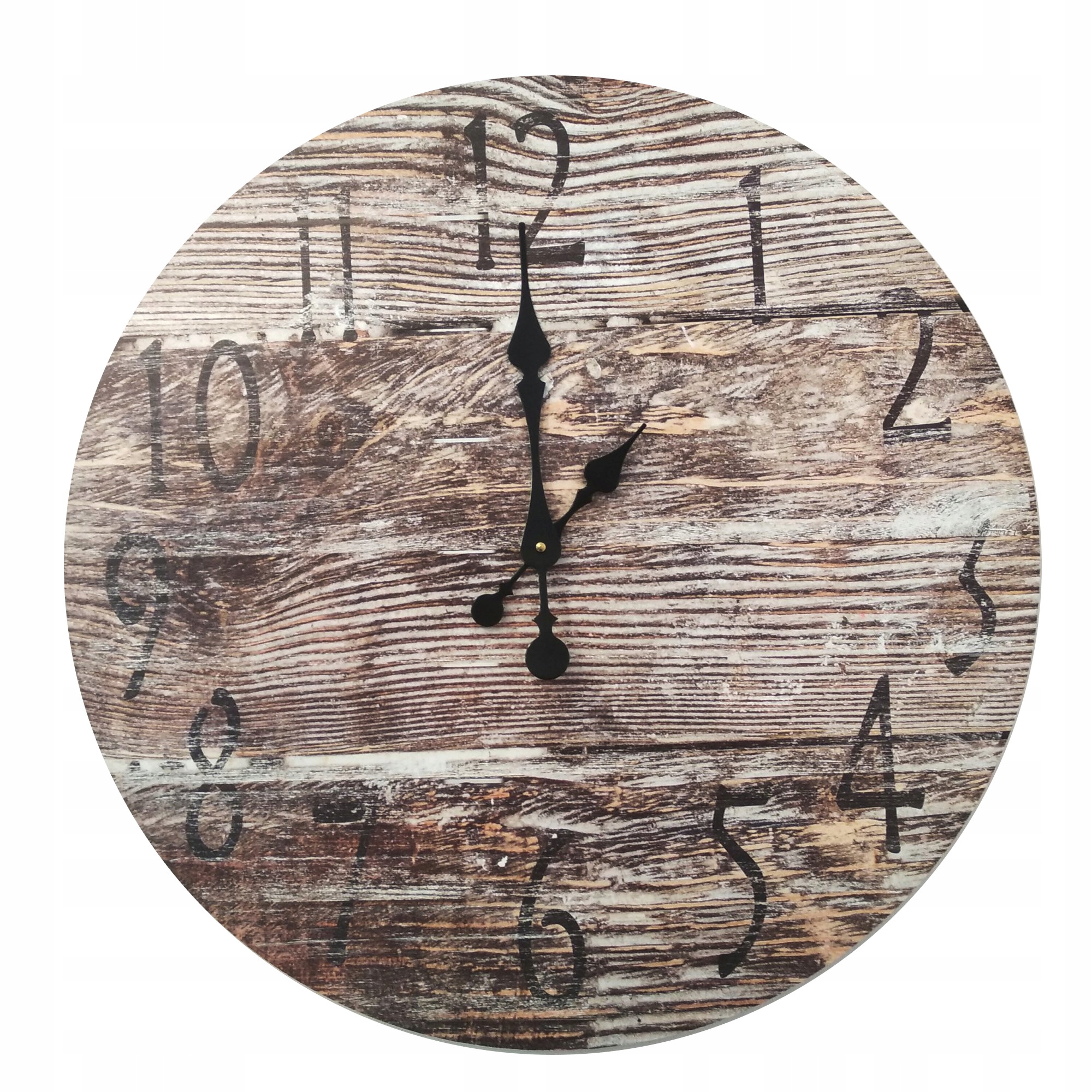 zegar-scienny-zh92-retro-vintage-60cm Wall Clock Floorboards 60 cm - Image 1