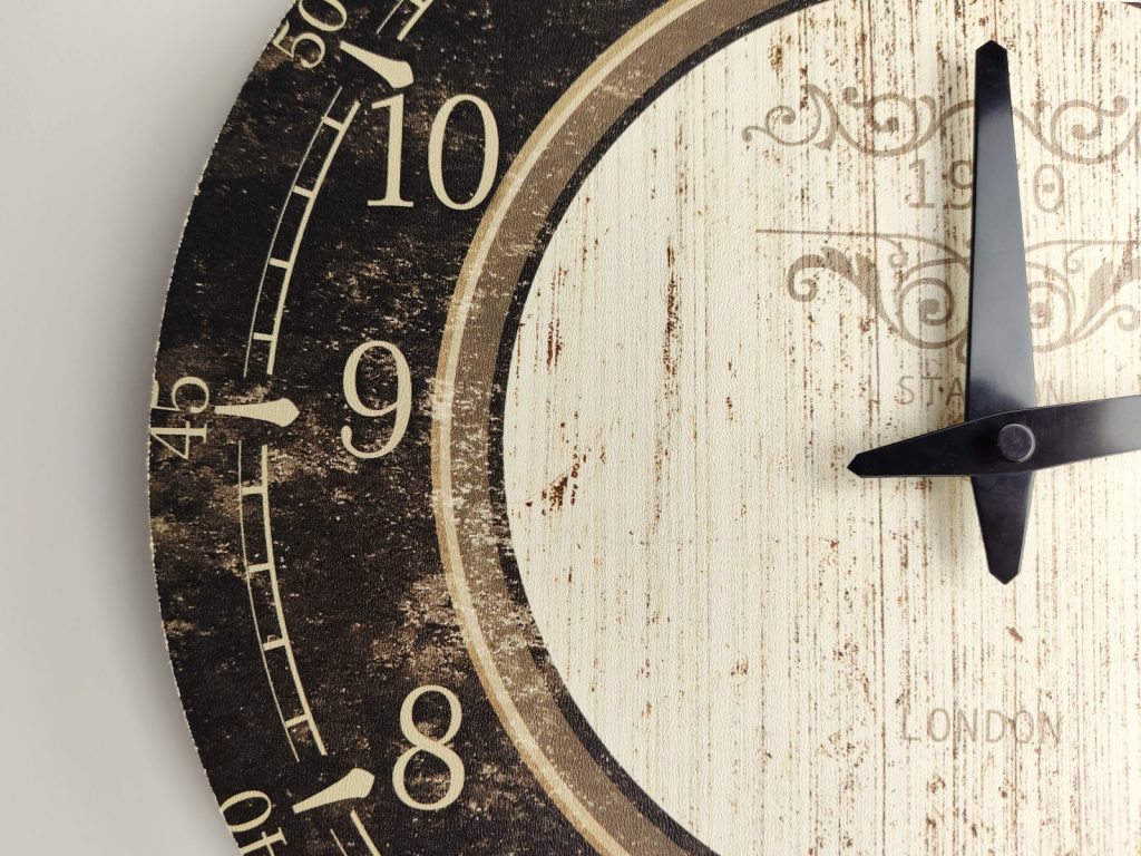 Wall Clock Dark 60 cm - Image 3