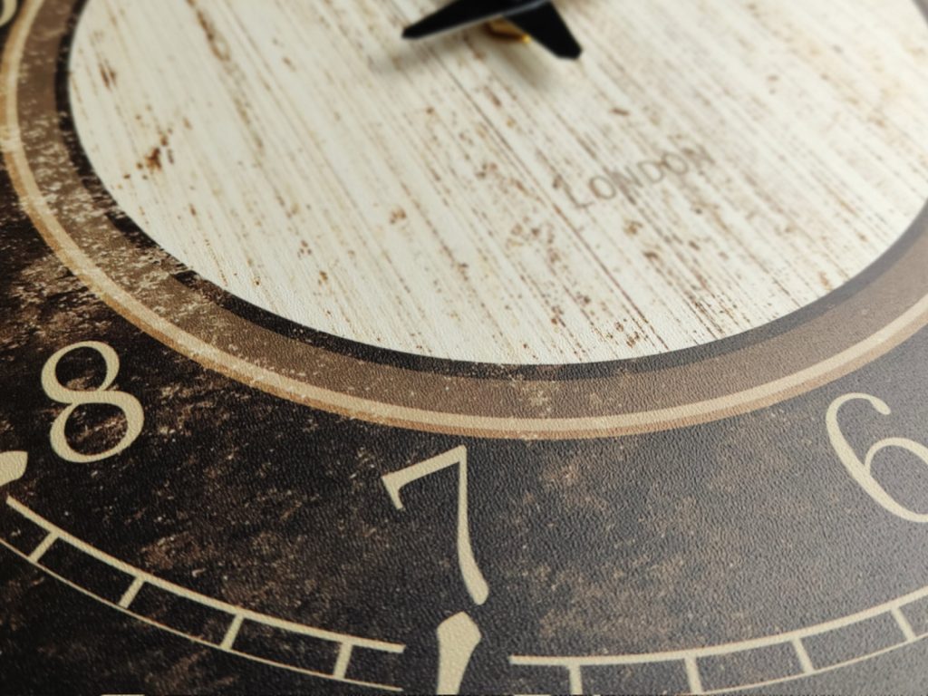 Wall Clock Dark 60 cm - Image 2