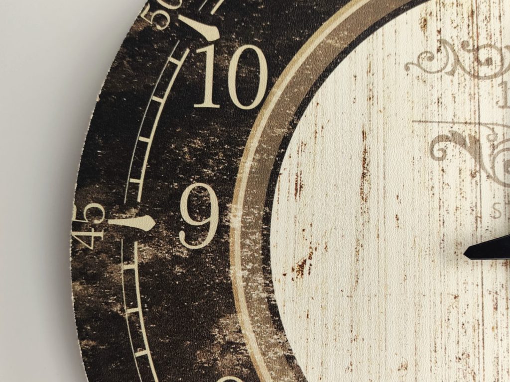 Wall Clock Dark 60 cm - Image 3