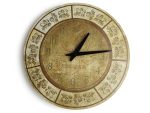 Light Gold Wall Clock 30 cm