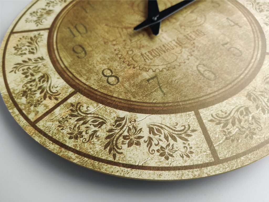 Light Gold Wall Clock 30 cm - Image 3